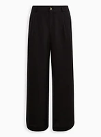 Wide Leg Studio Linen High-Rise Pant