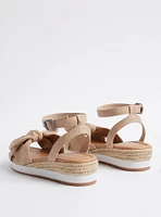 Mini Bow Espadrille Wedge