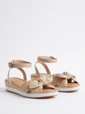 Mini Bow Espadrille Wedge