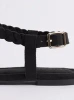 Braided T-Strap Sandal (WW)