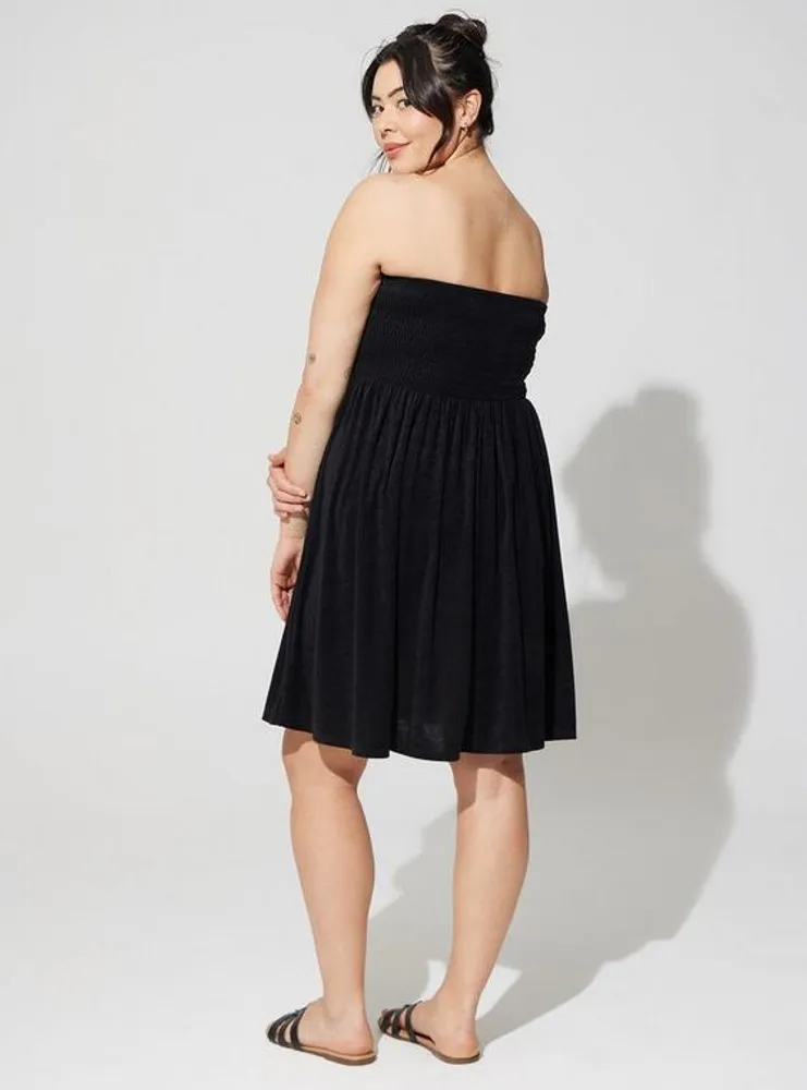 Strapless Terry Cloth Dresses