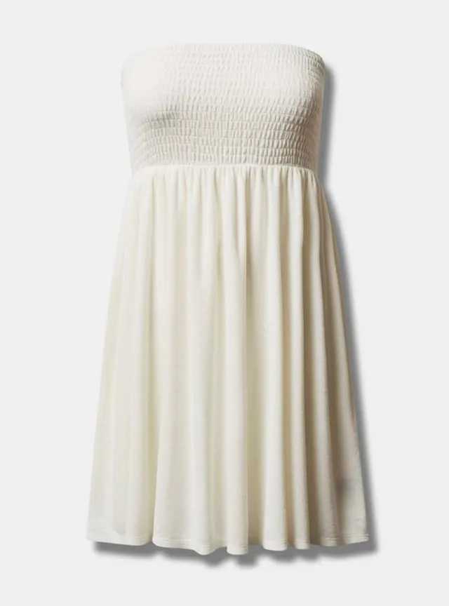 Strapless Terry Cloth Dresses