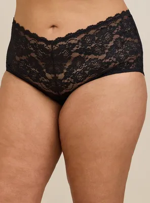 Simply Lace Mid Rise Boyshort With V-Waist