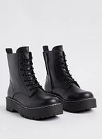 Lace-Up Combat Boot