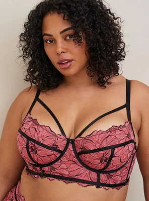 Bold Lace Underwire Bra