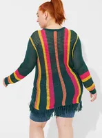 Open Stitch Pullover Sweater