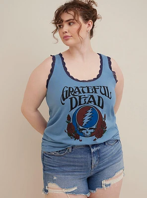 Grateful Dead Classic Fit Lace Crew Tank