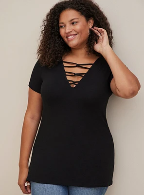 Foxy V-Neck Strappy Top