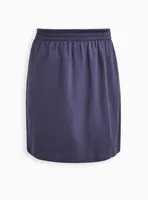 Mini Linen High Waisted Skirt