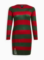 Warner Bros. Nightmare on Elm Street Freddy Mini Distressed Dress