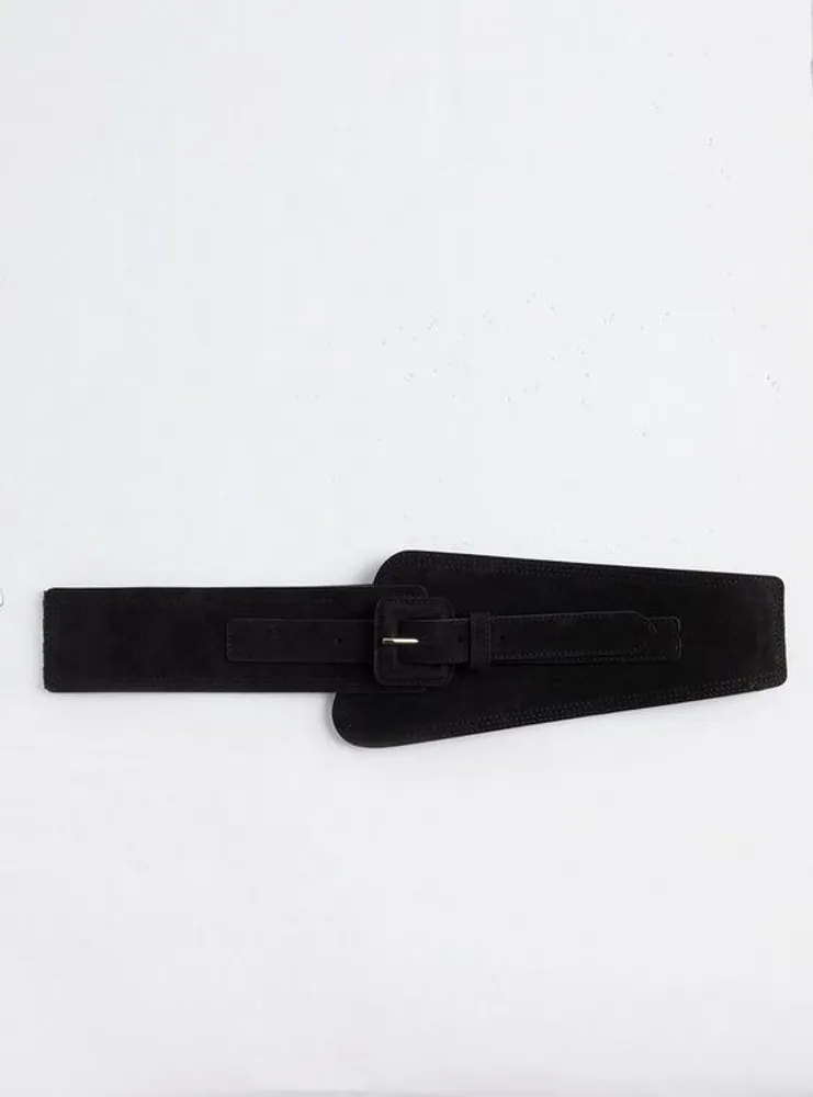 Plus Size - Faux Leather Lace Up Corset Belt - Torrid