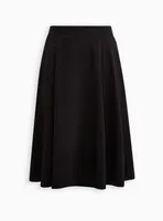 Midi Studio Refined Crepe Skirt