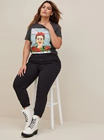 Frida Card Classic Fit Cotton Crew Neck Tee