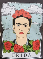 Frida Card Classic Fit Cotton Crew Neck Tee