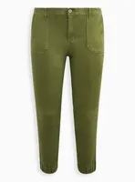 Comfort Flex Waistband Classic Fit Jogger Stretch Twill High-Rise Pant