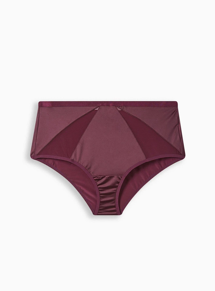 Shine Microfiber High-Rise Cheeky Panty