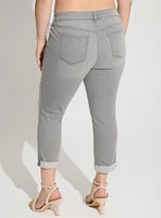 Boyfriend Straight Super Soft Mid-Rise Jean