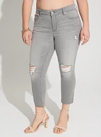 Boyfriend Straight Super Soft Mid-Rise Jean