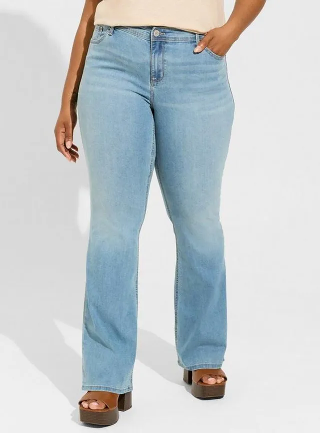 Plus Size - Wide Leg Super Soft High-Rise Trouser Jean - Torrid