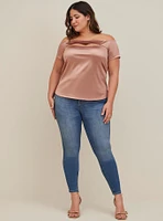 Off-Shoulder Cutout Top