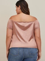 Off-Shoulder Cutout Top