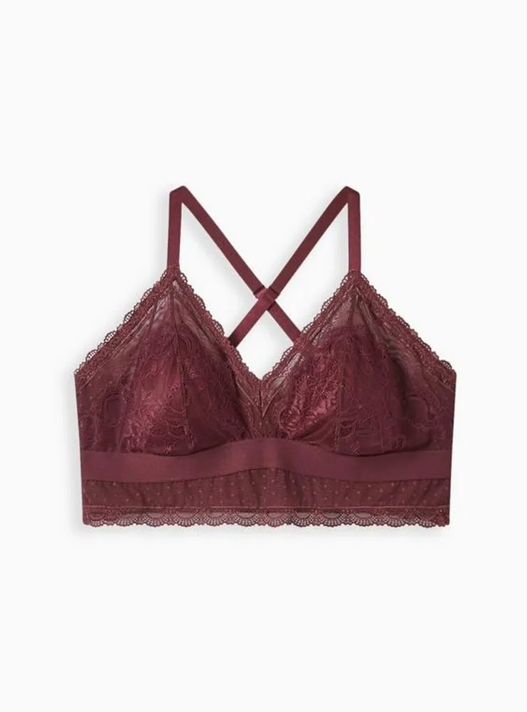 Dot And Lace Bralette