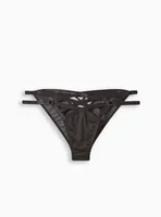 Overt Strappy Satin Tanga Panty