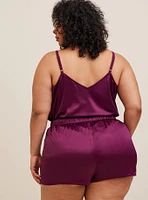 Dream Satin Lace Trim Short
