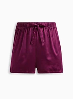 Dream Satin Lace Trim Short