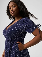 A-line Midi Wrap Dress