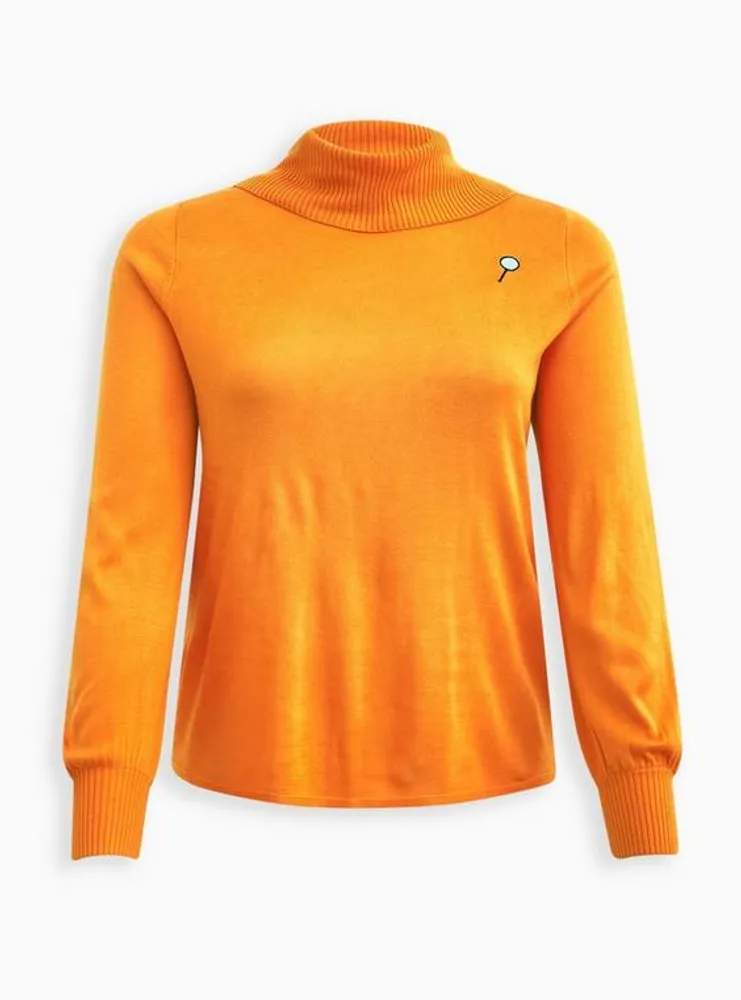 Scooby Doo Velma Turtleneck Pullover Sweater