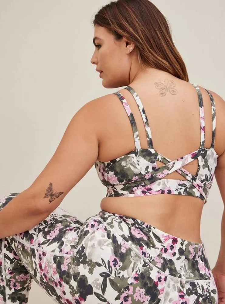 Plus Size - Low-Impact Wireless Twist Back Active Sports Bra - Torrid