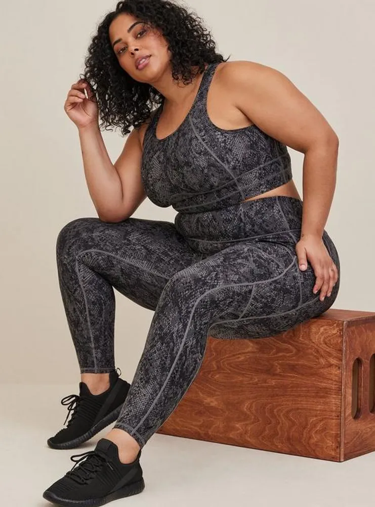 Plus Size - Performance Core Full Length Active Legging With Side Panels -  Torrid