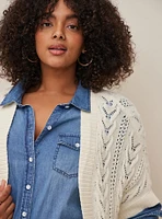 Cotton Vest Dolman Sweater