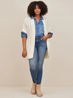 Cotton Vest Dolman Sweater