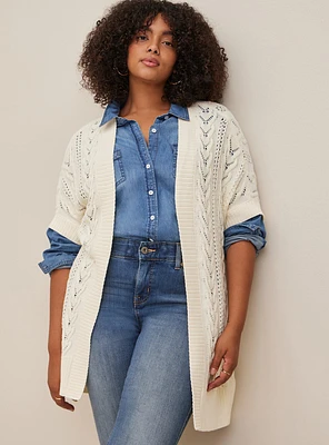 Cotton Vest Dolman Sweater
