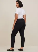 Comfort Flex Waistband Slim Taper Studio Luxe Woven High-Rise Pant