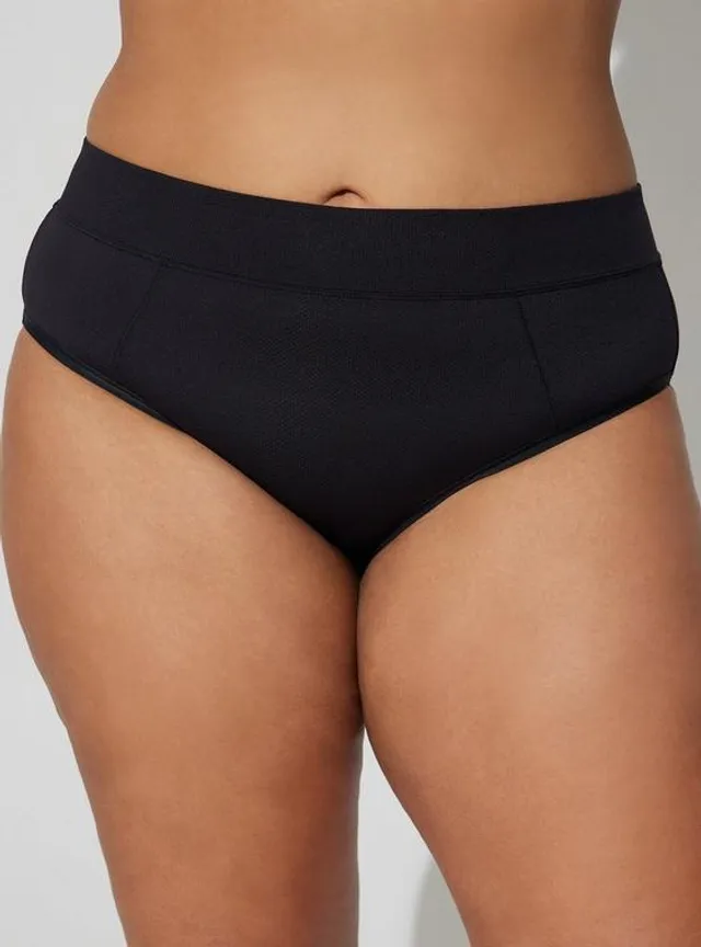 Microfiber Mid-Rise Thong Panty