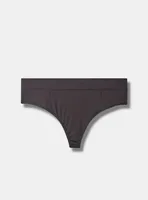 Active Microfiber Mid-Rise Thong Panty