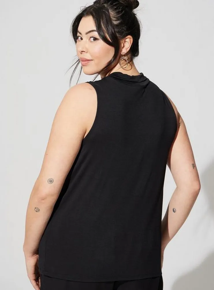 Studio Tissue Jersey Drape Neck Tank