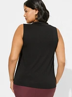 Studio Tissue Jersey Drape Neck Tank