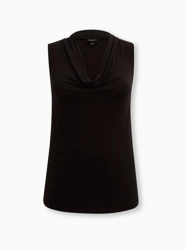 Studio Tissue Jersey Drape Neck Tank