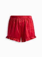 Dream Satin Ruffle Sleep Short
