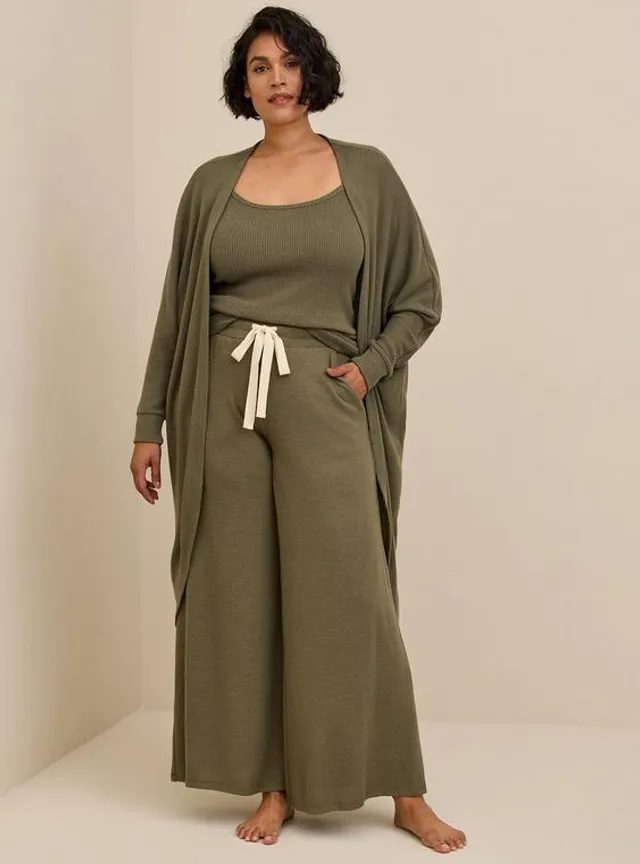 Plus Size - Super Soft Rib Cami Lounge Gown - Torrid