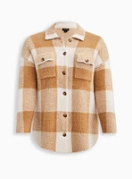Eyelash Shacket Sweater