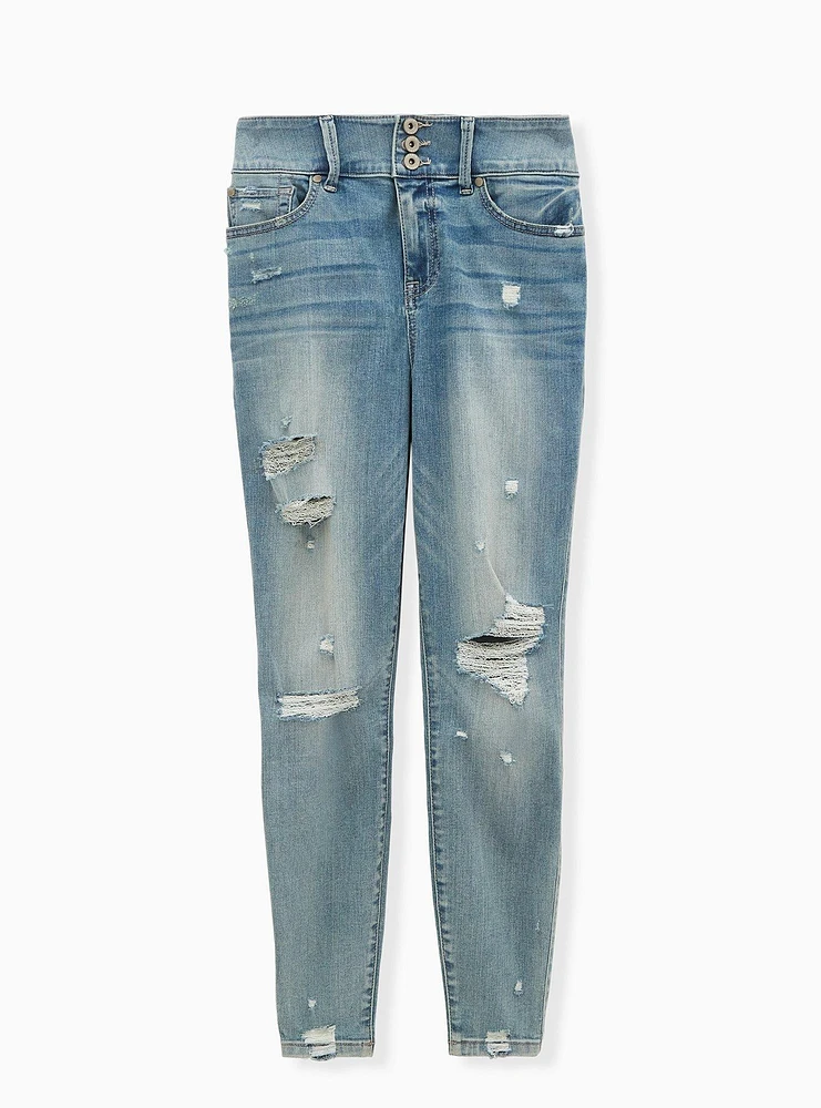 Jegging Skinny Super Soft High-Rise Destructed Jean