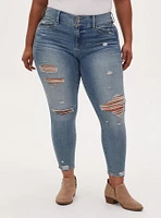 Jegging Skinny Super Soft High-Rise Destructed Jean