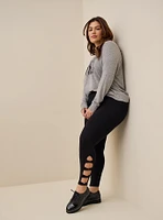 Full-Length Comfort Waist Side Bow Premium Legging