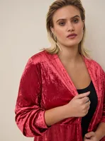 Velvet Chiffon Mix Kimono