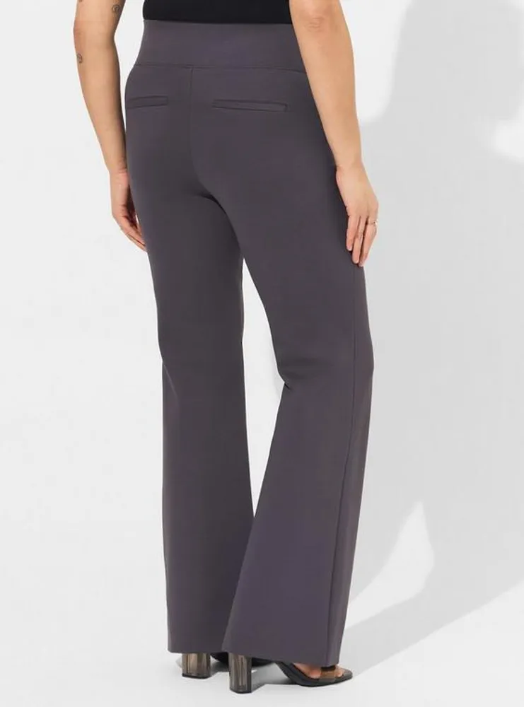 Pocket Pixie Flare Studio Luxe Ponte High-Rise Pant